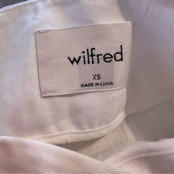 Aritzia Wilfred Silana Linen Wrap Skirt New - Picture 7 of 10